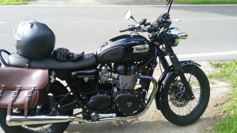 Motorrad verkaufen Triumph Bonneville T100 black  Ankauf